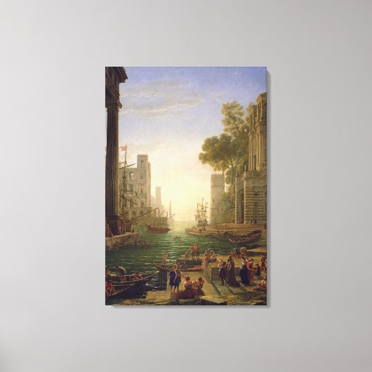 Verschiffung von St. Paula Romana at Ostia, 1637-3 Leinwanddruck (Vorderseite)