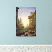 Verschiffung von St. Paula Romana at Ostia, 1637-3 Leinwanddruck (Insitu (Holzboden))