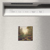 Verschiffung von St. Paula Romana at Ostia, 1637-3 Magnet (In Situ (Geschirrspüler))