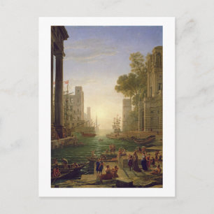 Verschiffung von St. Paula Romana at Ostia, 1637-3 Postkarte