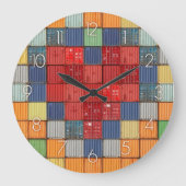 Verschiffungsherz Große Wanduhr (Vorderseite)