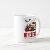 Verschlafene Frenchie Weihnachts-Zitat-Mug-Design Kaffeetasse (VorderseiteRechts)