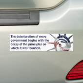 Verschlechterung der Regierung (Montesquieu) Autoaufkleber (Auf Auto)