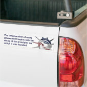 Verschlechterung der Regierung (Montesquieu) Autoaufkleber (Auf Lkw)