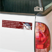 Verschlechterung der Regierung (Montesquieu) Autoaufkleber (Auf Lkw)