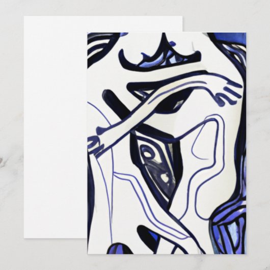 verschleiern feiertagskarte (Vorne/Hinten)