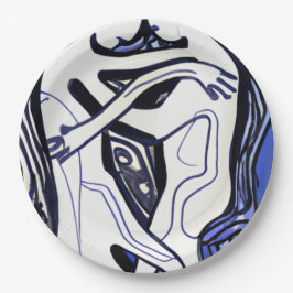 verschleiern pappteller