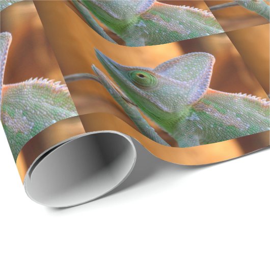 verschleierte Chamäleon Geschenkpapier (Rolleneckpunkt)