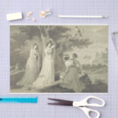 Verschleierte Frau der Canterbury-Geschichten Seidenpapier (Handwerk)