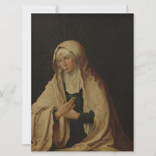 Verschleierte Jungfrau Maria (von Lucas van Leyden Karte