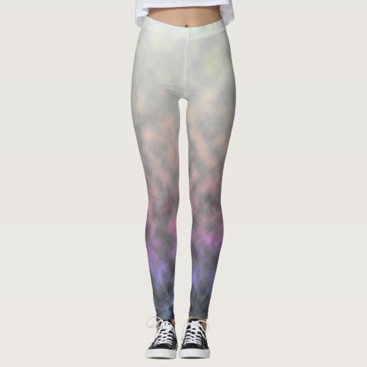 Verschleierte Wiesenlichtung Leggings (Vorderseite)