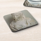 Verschleiertes Mädchen (Marmor) Untersetzer (Linke Seite)