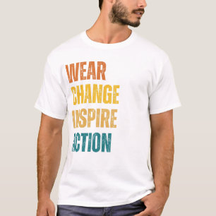 Verschleiß, Veränderung, inspirier, Aktion T-Shirt