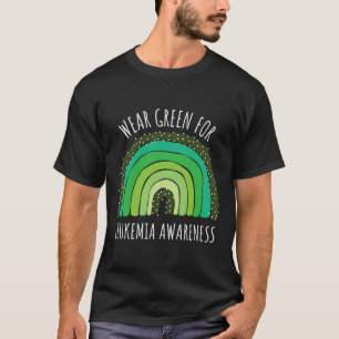 Verschleißgrün bei Leukämie Bewusstseinsstörung Le T-Shirt