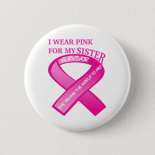 Verschleißrosa Button