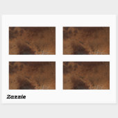 Verschleißseilleder Rechteckiger Aufkleber (Blatt)