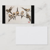 Verschlimmertes Vogel-Geschäft, 3,5" x 2,0", 100 Visitenkarte (Vorne/Hinten)