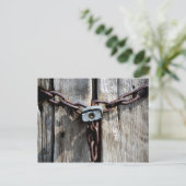 verschlossen postkarte (Stehend Vorderseite)