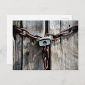 verschlossen postkarte (Vorne/Hinten)