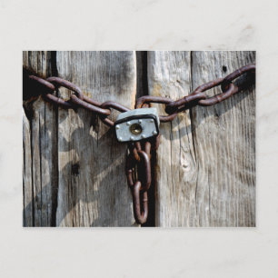 verschlossen postkarte