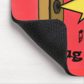 Verschlucken Sie die Maus aus Mousepad (Ecke)