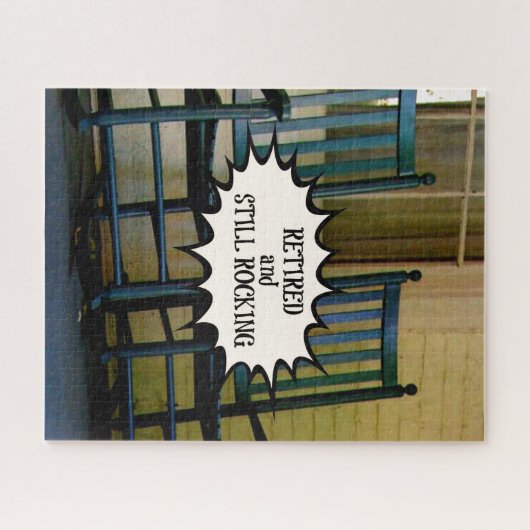 Verschlungene und immer noch rockende Dekoration Puzzle (Horizontal)