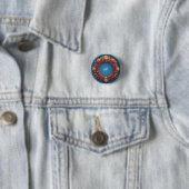 Verschlungener Goldrahmen mit Herz-Juwel Button (Beispiel)
