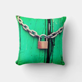 Verschluss und Ketten-Kissen Kissen