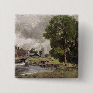 Verschluss und Mühle John Constables   Dedham Button