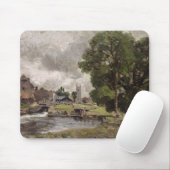 Verschluss und Mühle John Constables | Dedham Mousepad (Mit Mouse)