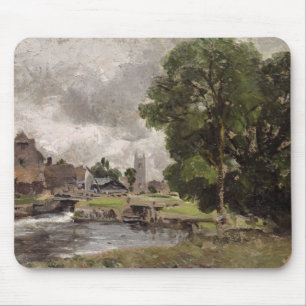 Verschluss und Mühle John Constables   Dedham Mousepad