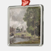 Verschluss und Mühle John Constables | Dedham Silbernes Ornament (Links)