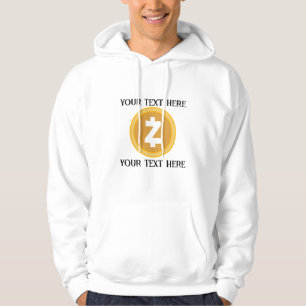 verschlüsseltes z bearbeitbares Zitat Hoodie