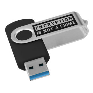 Verschlüsselung ist KEIN Verbrechen USB Stick