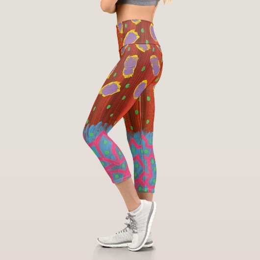 Verschmelzung Capri Leggings (Links)