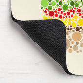 Verschmieren in Punkten Mousepad (Ecke)