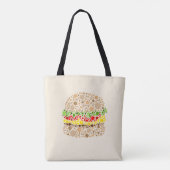 Verschmieren in Punkten Tasche (Rückseite)