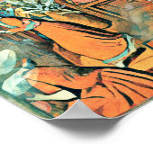 Verschmieren mit kluger Seite Poster (Ecke)