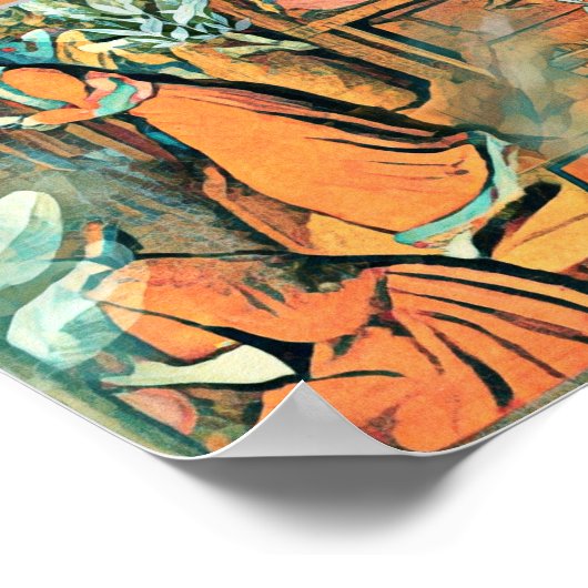 Verschmieren mit kluger Seite Poster (Ecke)