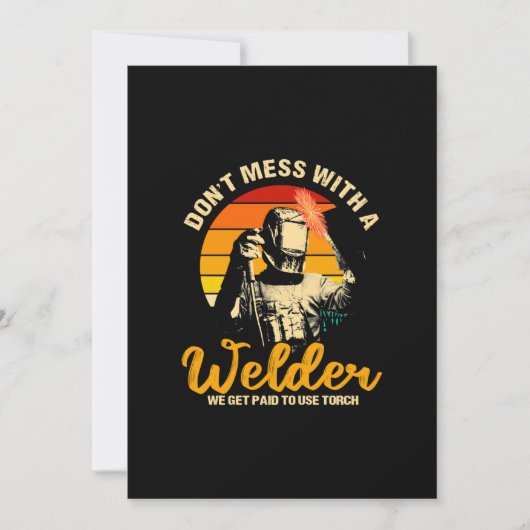 Verschmieren Sie nicht mit einem Schweißer, den wi Ankündigung (Vorderseite)