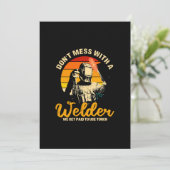 Verschmieren Sie nicht mit einem Schweißer, den wi Ankündigung (Stehend Vorderseite)