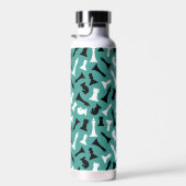 Verschmierte Schachpartien mit Kupfer-Vakuum-Isoli Trinkflasche (Rechts)