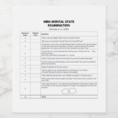 VERSCHMUTZEN WEINETIKETT (Einzelnes Label)