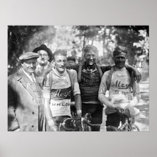 Verschmutzte Gesichter Tour de France 1928 nach de Poster