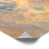 Verschmutzte Schneedecke 2009 Poster (Ecke)