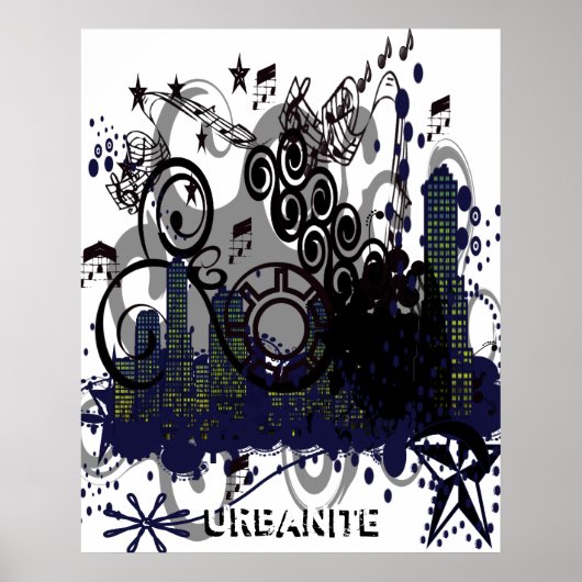 Verschmutzte Stadt Poster (Vorne)