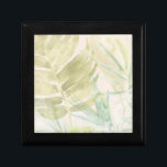 Verschmutzte tropische Blätter Erinnerungskiste<br><div class="desc">"Tropische Sorbet" von Juni Erica Vess. Eine farbenfrohe Palette tropischer Pflanzen.</div>