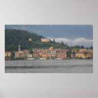 Verschmutztes Bellagio-Poster