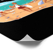 Verschmutzung der Kunststoffsee Poster (Ecke)