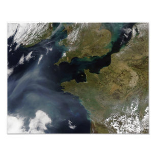 Verschmutzung durch Frankreich Fotodruck